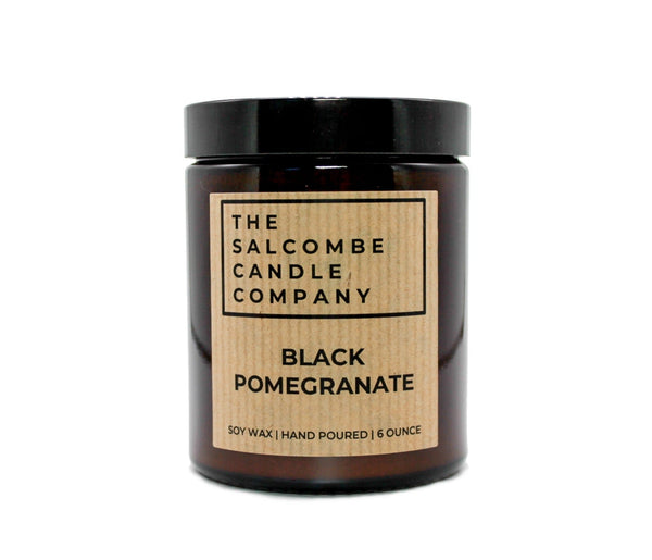 Black Pomegranate Candle (6oz) - The Salcombe Candle Company