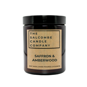 Saffron & Amberwood Candle (6oz)