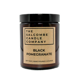 Black Pomegranate Candle (6oz) - The Salcombe Candle Company