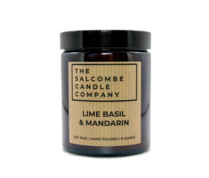 Lime & Basil & Mandarin Candle (6oz) - The Salcombe Candle Company