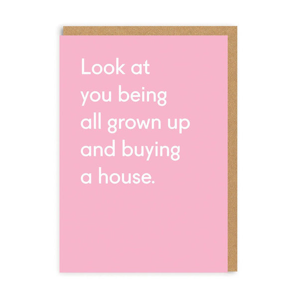 Look At You Being All Grown Up Buying A House Greeting Card - The Salcombe Candle Company