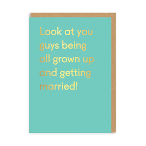 Look At You Guys Being All Grown Up Greeting Card - The Salcombe Candle Company