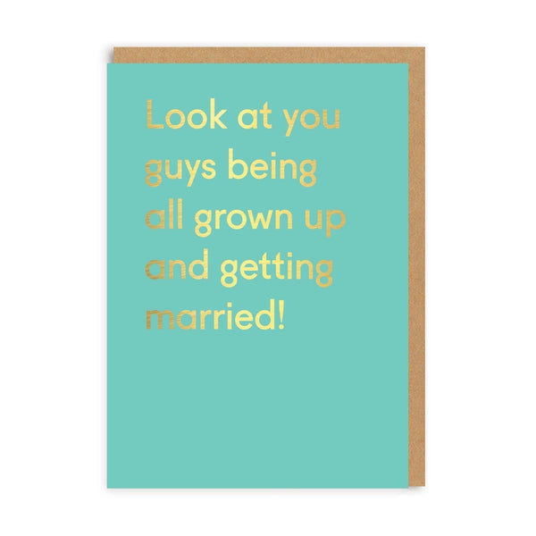Look At You Guys Being All Grown Up Greeting Card - The Salcombe Candle Company