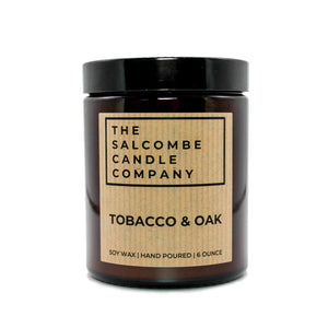Tobacco & Oak Candle (6oz) - The Salcombe Candle Company