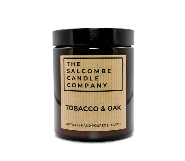 Tobacco & Oak Candle (6oz) - The Salcombe Candle Company