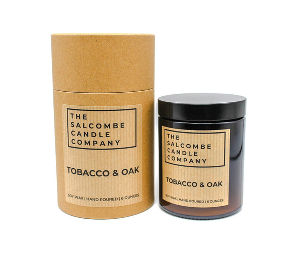 Tobacco & Oak Candle (6oz) - The Salcombe Candle Company