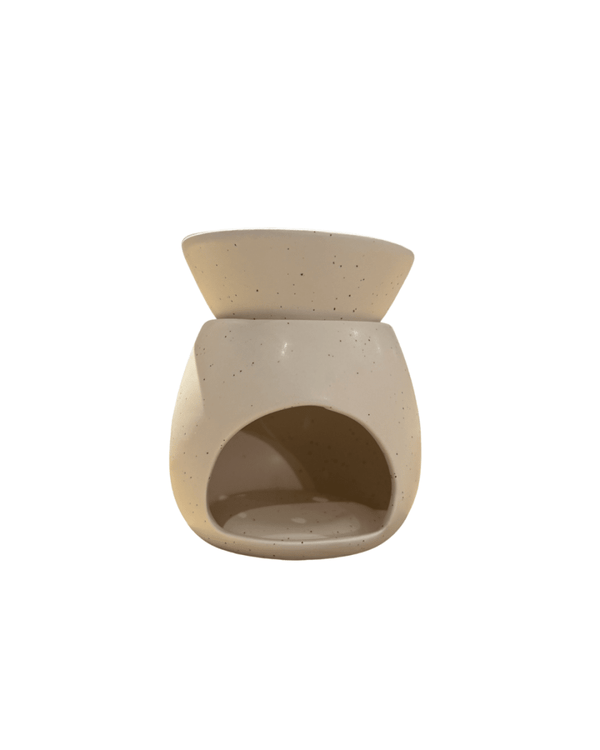 White Wax Melt Burner with Dish - The Salcombe Candle Company